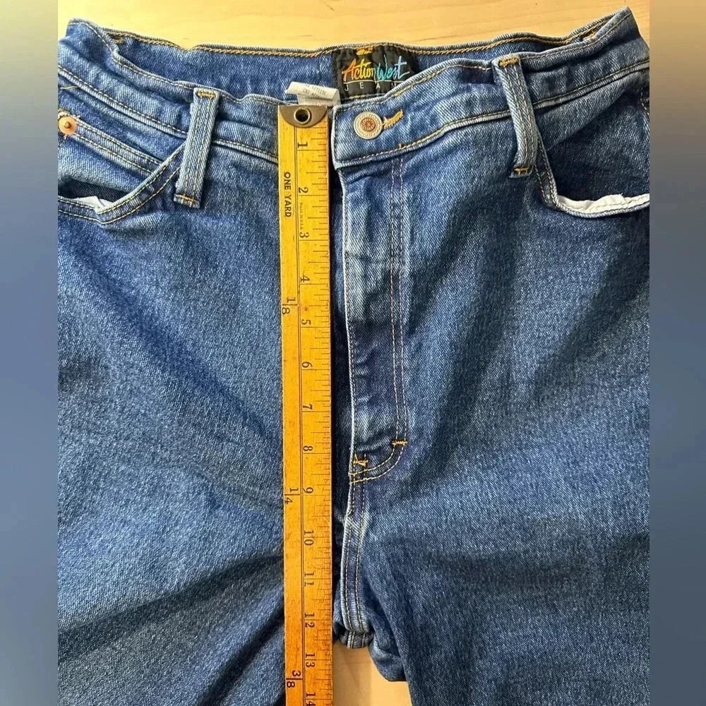 Vintage Denim Action West Blue Jeans. - Picture 5 of 8